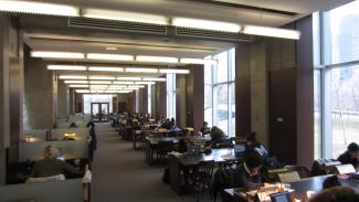 Image of study space in Morrison Pavilion