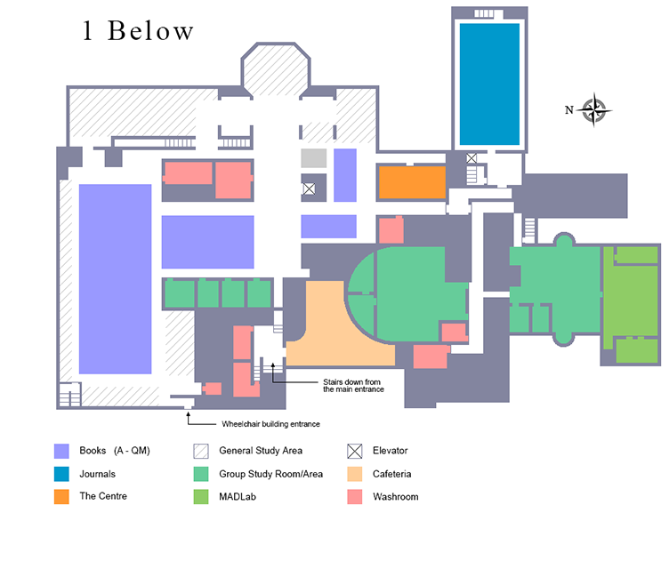 floor plan of basement floor 1-below